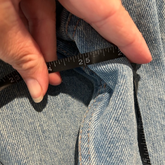 Vintage wrangler hero grunge denim jacket sz large. Casual 90’s - Picture 7 of 9